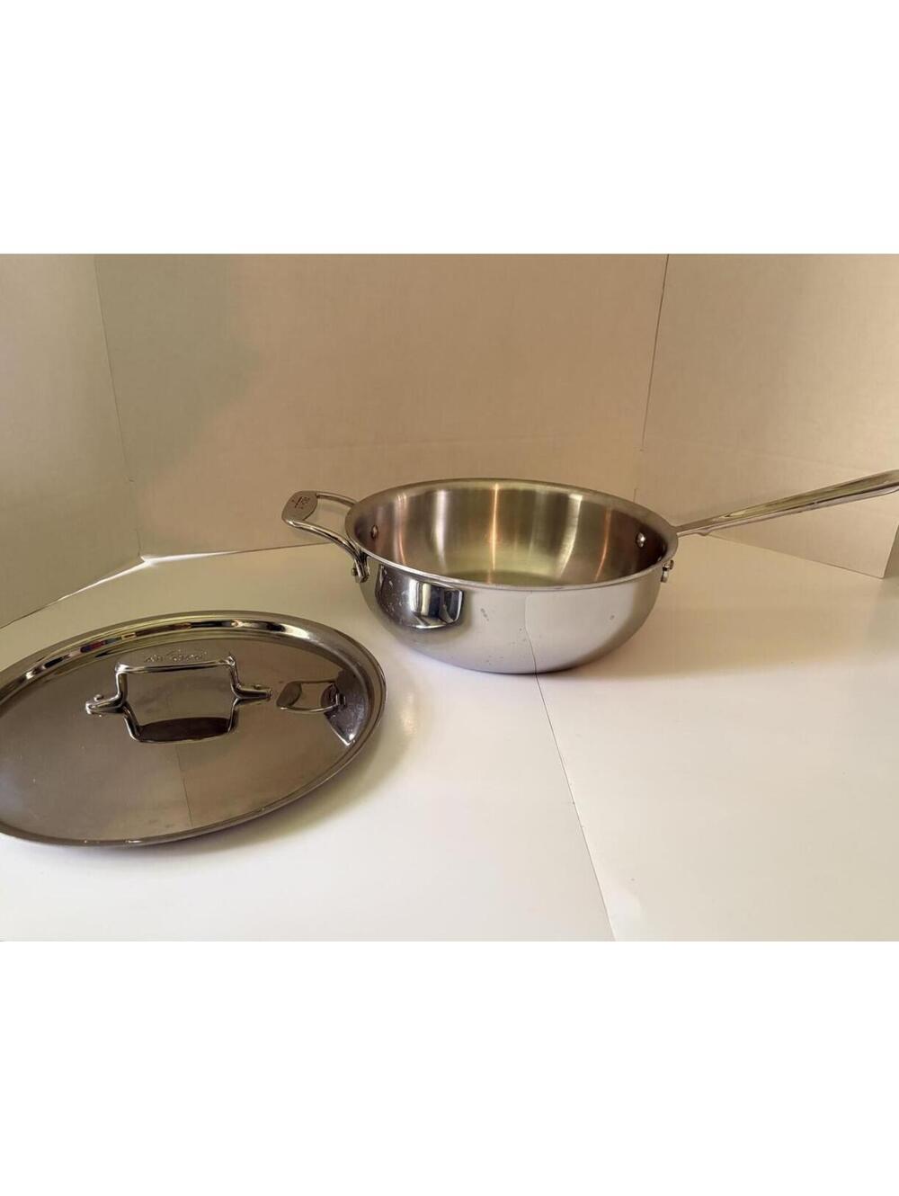 All-Clad D5 4-Qt Stainless Steel Saute Pan